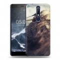 Дизайнерский пластиковый чехол для Nokia 5.1 Танки