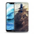 Дизайнерский силиконовый чехол для Nokia 5.1 Plus Танки