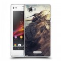 Дизайнерский пластиковый чехол для Sony Xperia L Танки