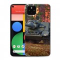 Дизайнерский пластиковый чехол для Google Pixel 5 Танки