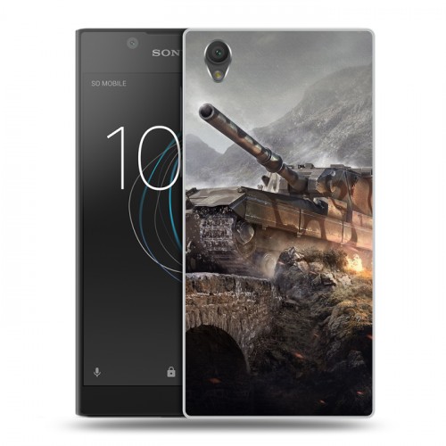 Дизайнерский пластиковый чехол для Sony Xperia L1 Танки