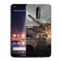 Дизайнерский силиконовый чехол для Nokia 3.2 Танки