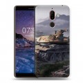 Дизайнерский пластиковый чехол для Nokia 7 Plus Танки