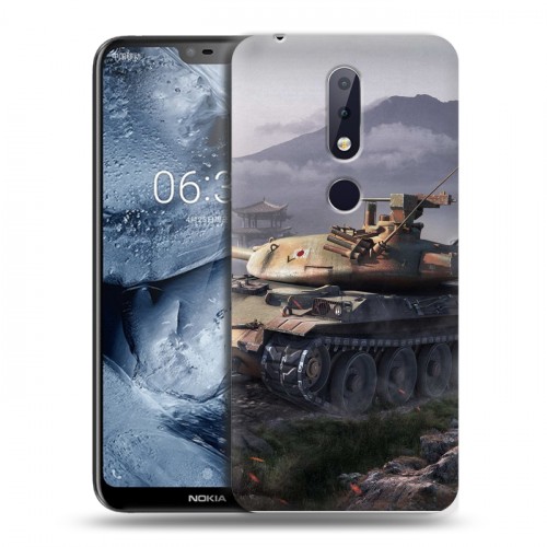 Дизайнерский пластиковый чехол для Nokia 6.1 Plus Танки