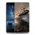 Дизайнерский пластиковый чехол для Nokia 8 Танки