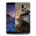 Дизайнерский пластиковый чехол для Nokia 7 Plus Танки