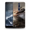 Дизайнерский пластиковый чехол для Nokia 5.1 Танки