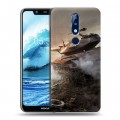 Дизайнерский силиконовый чехол для Nokia 5.1 Plus Танки