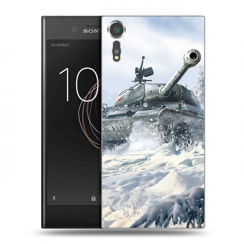 Дизайнерский пластиковый чехол для Sony Xperia XZs Танки