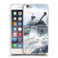 Дизайнерский силиконовый чехол для Iphone 6 Plus/6s Plus Танки