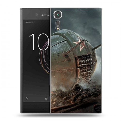 Дизайнерский пластиковый чехол для Sony Xperia XZs Танки