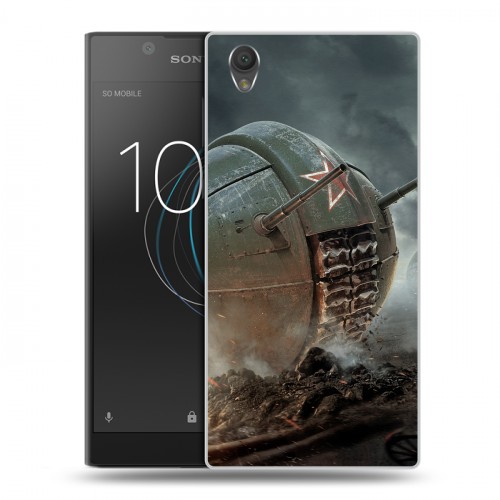 Дизайнерский пластиковый чехол для Sony Xperia L1 Танки