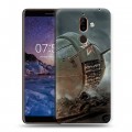 Дизайнерский пластиковый чехол для Nokia 7 Plus Танки