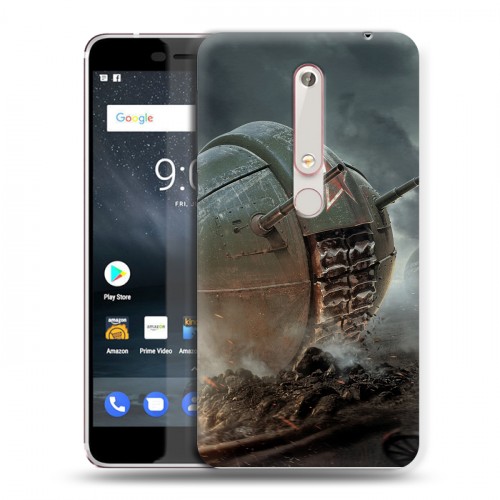 Дизайнерский пластиковый чехол для Nokia 6 (2018) Танки
