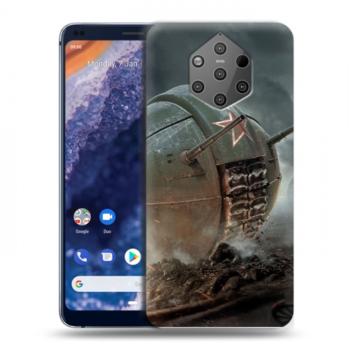 Дизайнерский силиконовый чехол для Nokia 9 PureView Танки