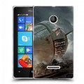 Дизайнерский пластиковый чехол для Microsoft Lumia 435 Танки