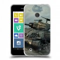 Дизайнерский пластиковый чехол для Nokia Lumia 530 Танки