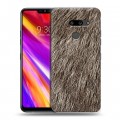 Дизайнерский пластиковый чехол для LG G8 ThinQ Текстуры мехов