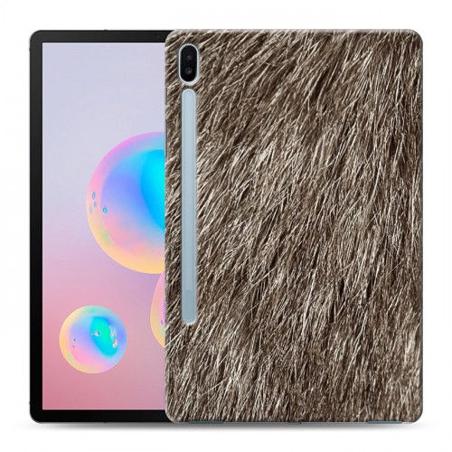 Дизайнерский силиконовый чехол для Samsung Galaxy Tab S6 Текстуры мехов