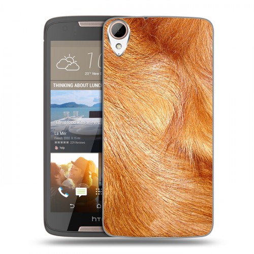 Дизайнерский пластиковый чехол для HTC Desire 828 Текстуры мехов