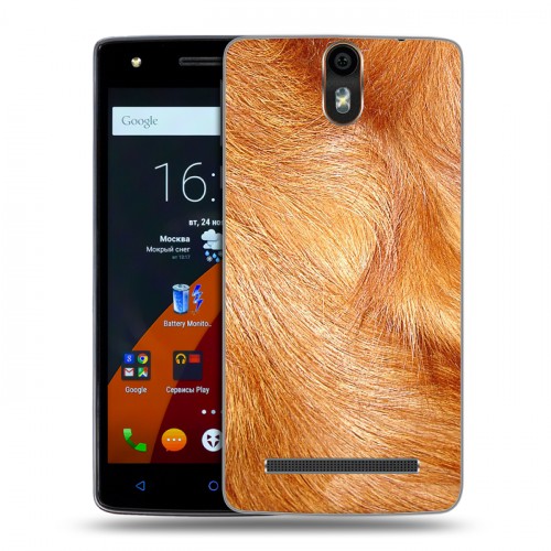 Дизайнерский силиконовый чехол для Wileyfox Storm Текстуры мехов