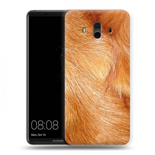 Дизайнерский пластиковый чехол для Huawei Mate 10 Текстуры мехов