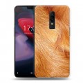 Дизайнерский пластиковый чехол для OnePlus 6 Текстуры мехов