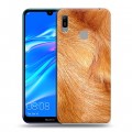 Дизайнерский пластиковый чехол для Huawei Y6 (2019) Текстуры мехов