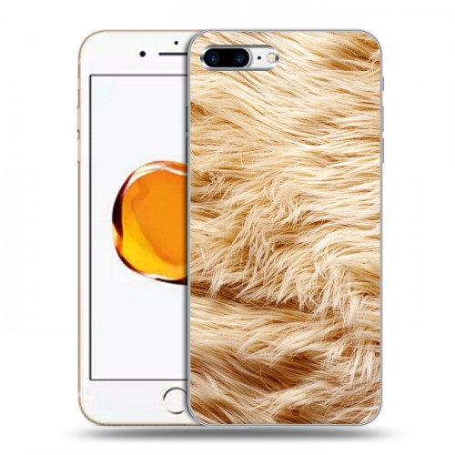 Дизайнерский силиконовый чехол для Iphone 7 Plus / 8 Plus Текстуры мехов