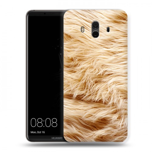 Дизайнерский пластиковый чехол для Huawei Mate 10 Текстуры мехов