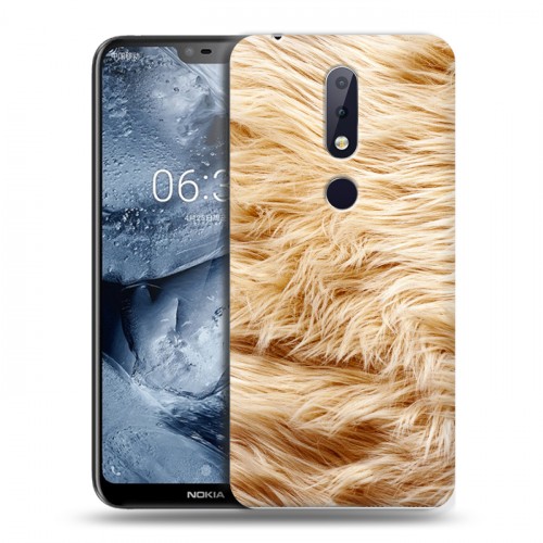 Дизайнерский пластиковый чехол для Nokia 6.1 Plus Текстуры мехов