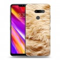 Дизайнерский пластиковый чехол для LG G8 ThinQ Текстуры мехов