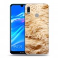 Дизайнерский пластиковый чехол для Huawei Y6 (2019) Текстуры мехов