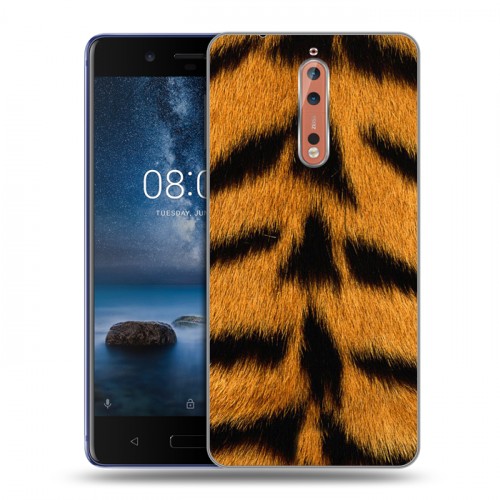 Дизайнерский пластиковый чехол для Nokia 8 Текстуры мехов