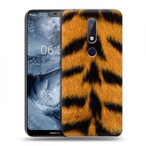 Дизайнерский пластиковый чехол для Nokia 6.1 Plus Текстуры мехов