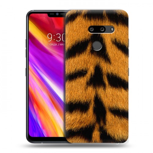 Дизайнерский пластиковый чехол для LG G8 ThinQ Текстуры мехов