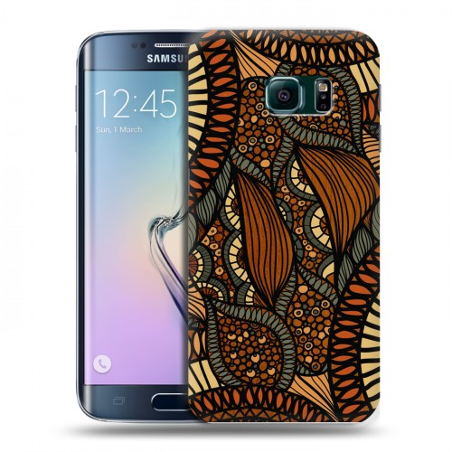 Дизайнерский пластиковый чехол для Samsung Galaxy S6 Edge Пещерная красота