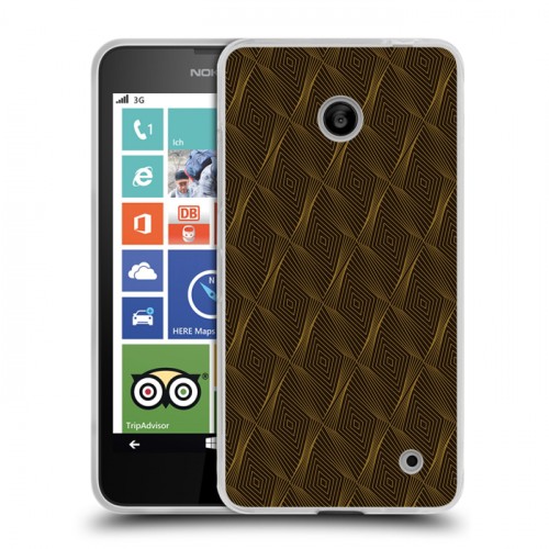 Дизайнерский пластиковый чехол для Nokia Lumia 630/635 Геометрические вихри