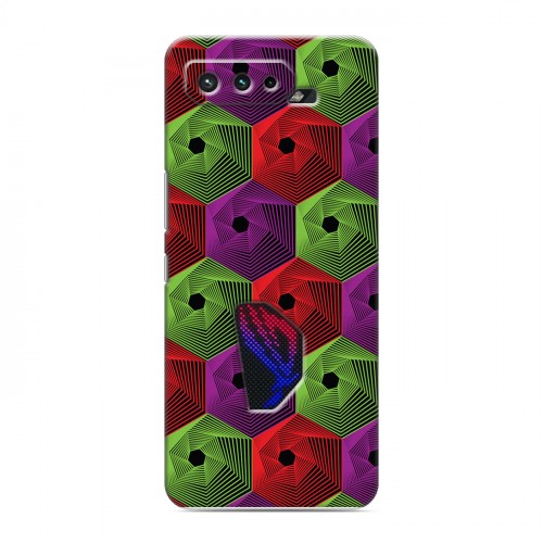 Дизайнерский силиконовый чехол для ASUS ROG Phone 5 Геометрические вихри