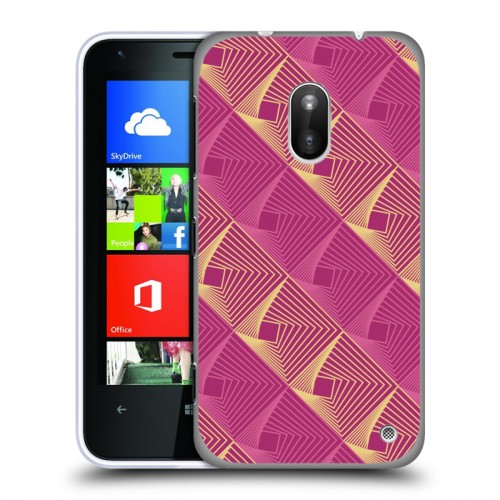 Дизайнерский силиконовый чехол для Nokia Lumia 620 Геометрические вихри
