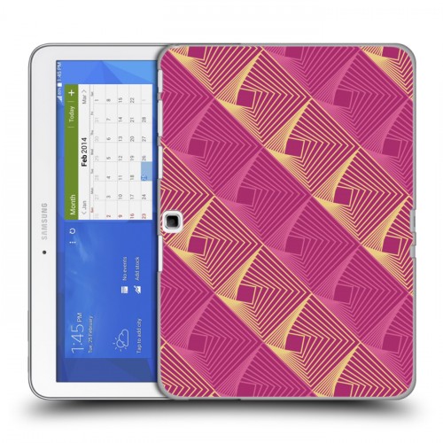 Дизайнерский силиконовый чехол для Samsung Galaxy Tab 4 10.1 Геометрические вихри