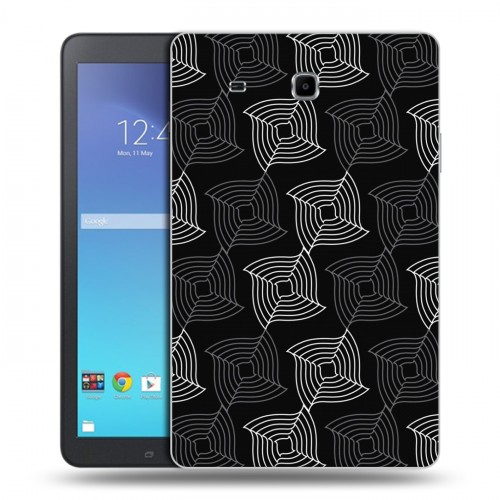 Дизайнерский силиконовый чехол для Samsung Galaxy Tab E 9.6 Геометрические вихри
