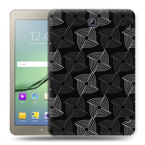 Дизайнерский силиконовый чехол для Samsung Galaxy Tab S2 8.0 Геометрические вихри