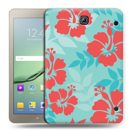 Дизайнерский силиконовый чехол для Samsung Galaxy Tab S2 8.0 Гавайские Шаблоны