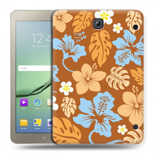 Дизайнерский силиконовый чехол для Samsung Galaxy Tab S2 8.0 Гавайские Шаблоны