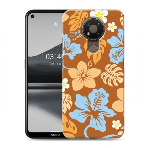 Дизайнерский пластиковый чехол для Nokia 3.4 Гавайские Шаблоны
