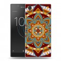 Дизайнерский пластиковый чехол для Sony Xperia L1 Индийские Монограммы