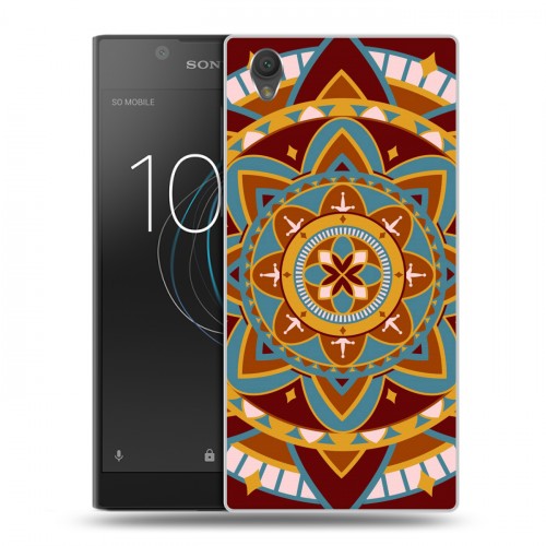 Дизайнерский пластиковый чехол для Sony Xperia L1 Индийские Монограммы