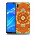 Дизайнерский пластиковый чехол для Huawei Y6 (2019) Индийские Монограммы