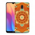 Дизайнерский силиконовый с усиленными углами чехол для Xiaomi RedMi 8A Индийские Монограммы